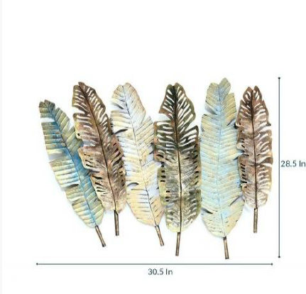 Six Leaf Wall Decor 30*28