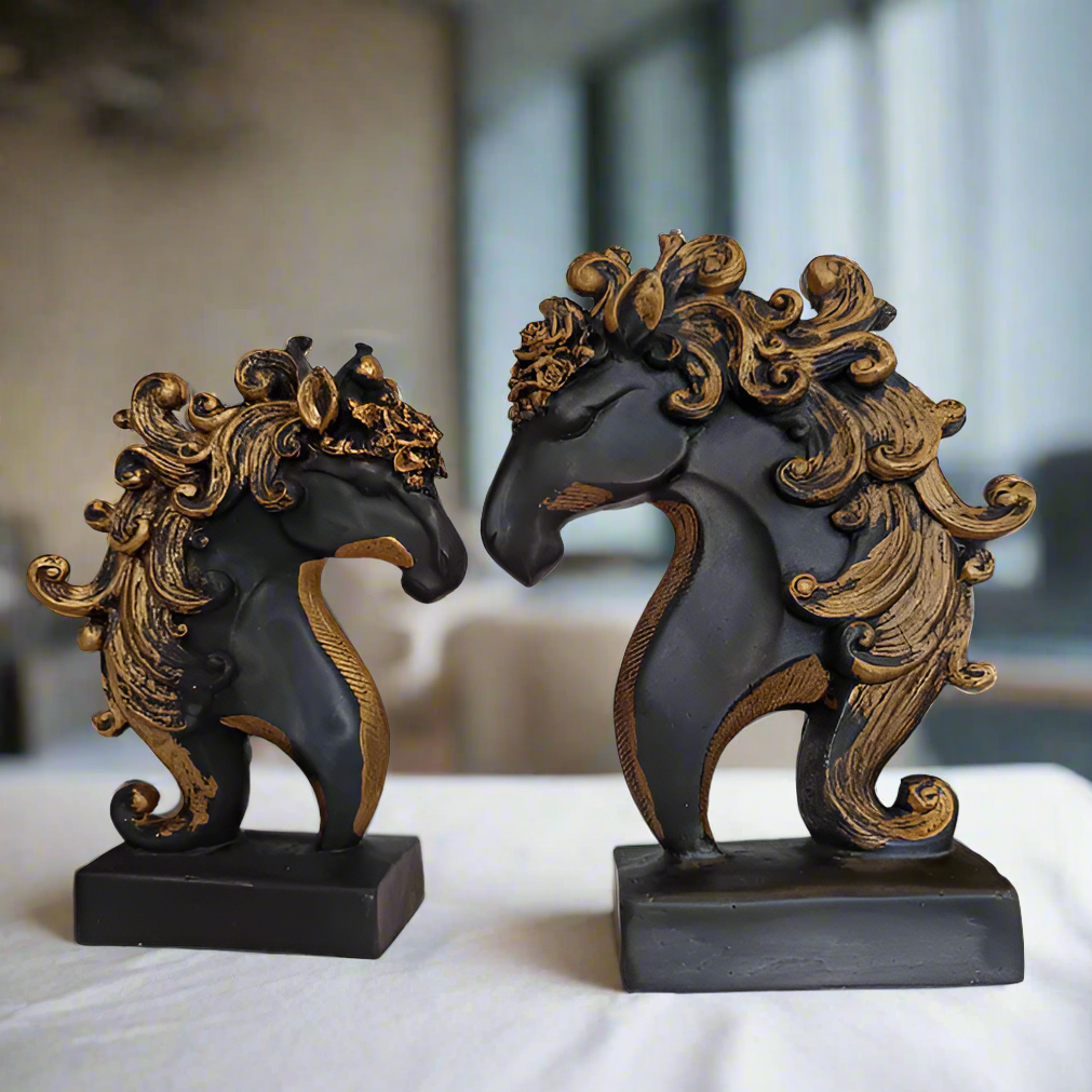 Horse set decor 8*3*13