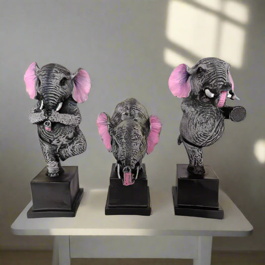 Elephant Set Table Decor 4*6*9