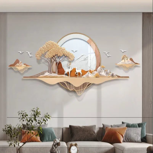 Dwell deer wall decor 59*3*29