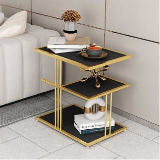 Marble Iron Side Table 22*18*12*1