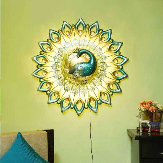Peacock  Led Wall Decor 34*34