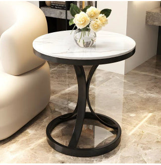 Marble Iron Side Table 20*16*1