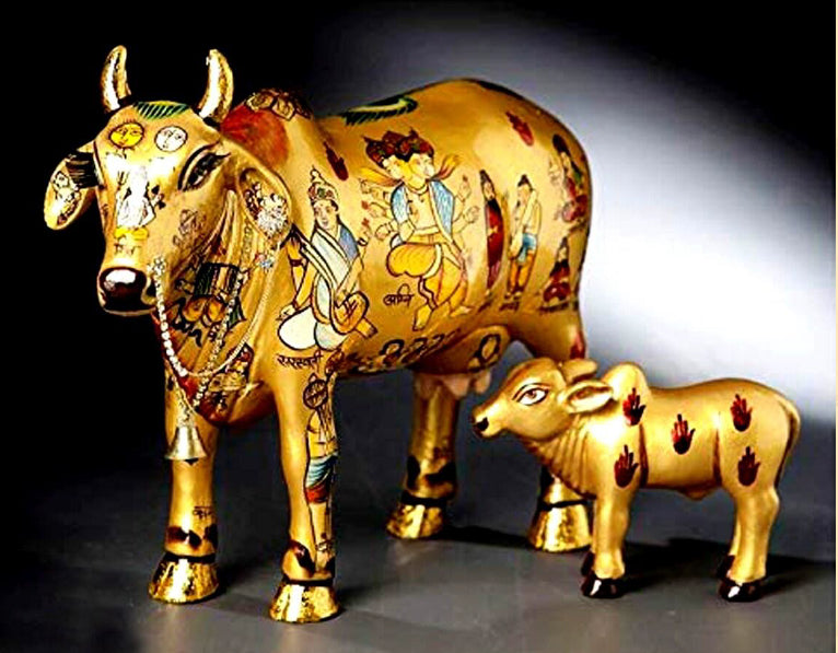 Kamdhenu Cow Decor 24*4*10