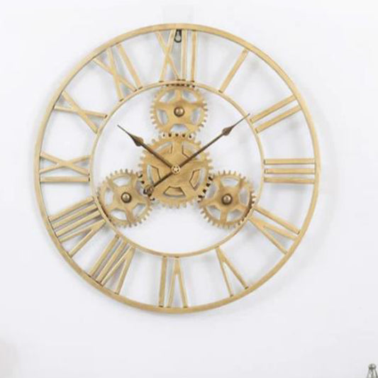 Golden Antique Roman Wall Clock 24*24