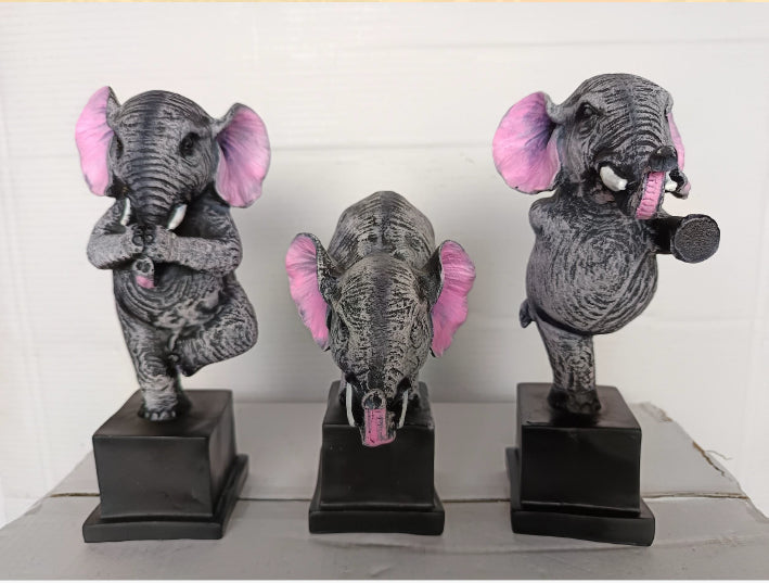Elephant Set Table Decor 4*6*9