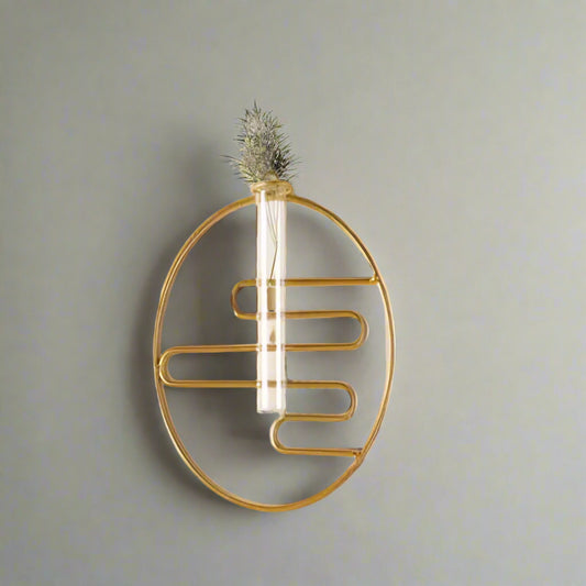 Wall Hanging With Test Tube Planter 20*20
