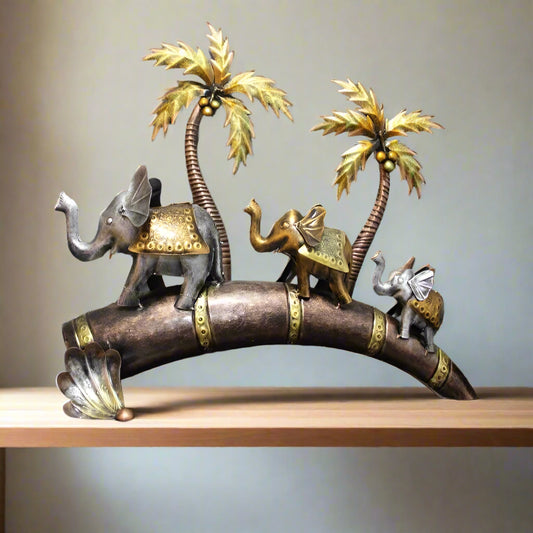 Three Elephant Table Decor 30*20
