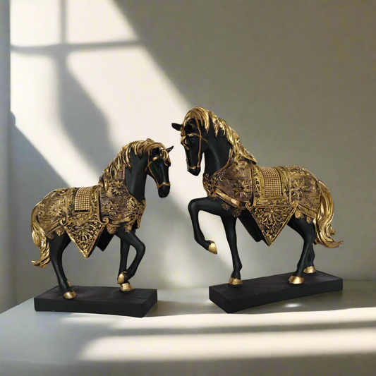 Standing horse set decor 5*4*10