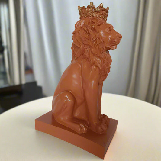 Orange Lion King Decor 6*8.5*15