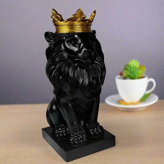 Black Lion King Decor 6*8.5*15