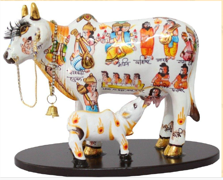 Kamdhenu cow decor 7*4*11*1