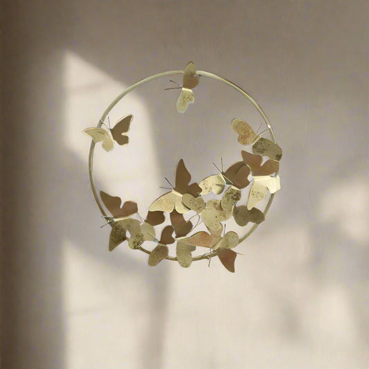 Butterfly Ring Wall Decor 21*21