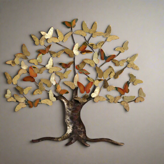 Butterfly tree wall decor 37*33*1