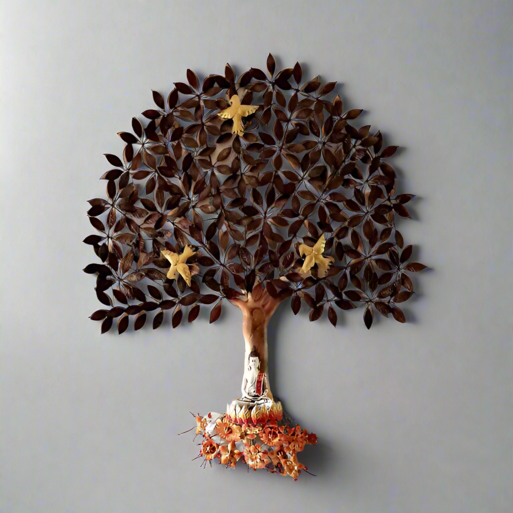 Buddha life tree wall decor 54*44