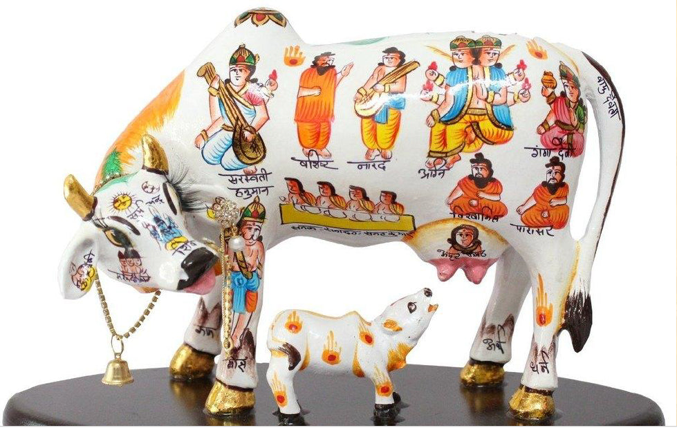 Kamdhenu Cow Decor 7*4*11