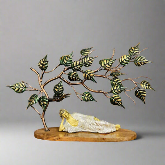Buddha Under Bettel Leaf Decor 27*16