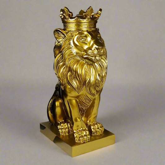 Golden Color Lion King Decor 6*8.5*15
