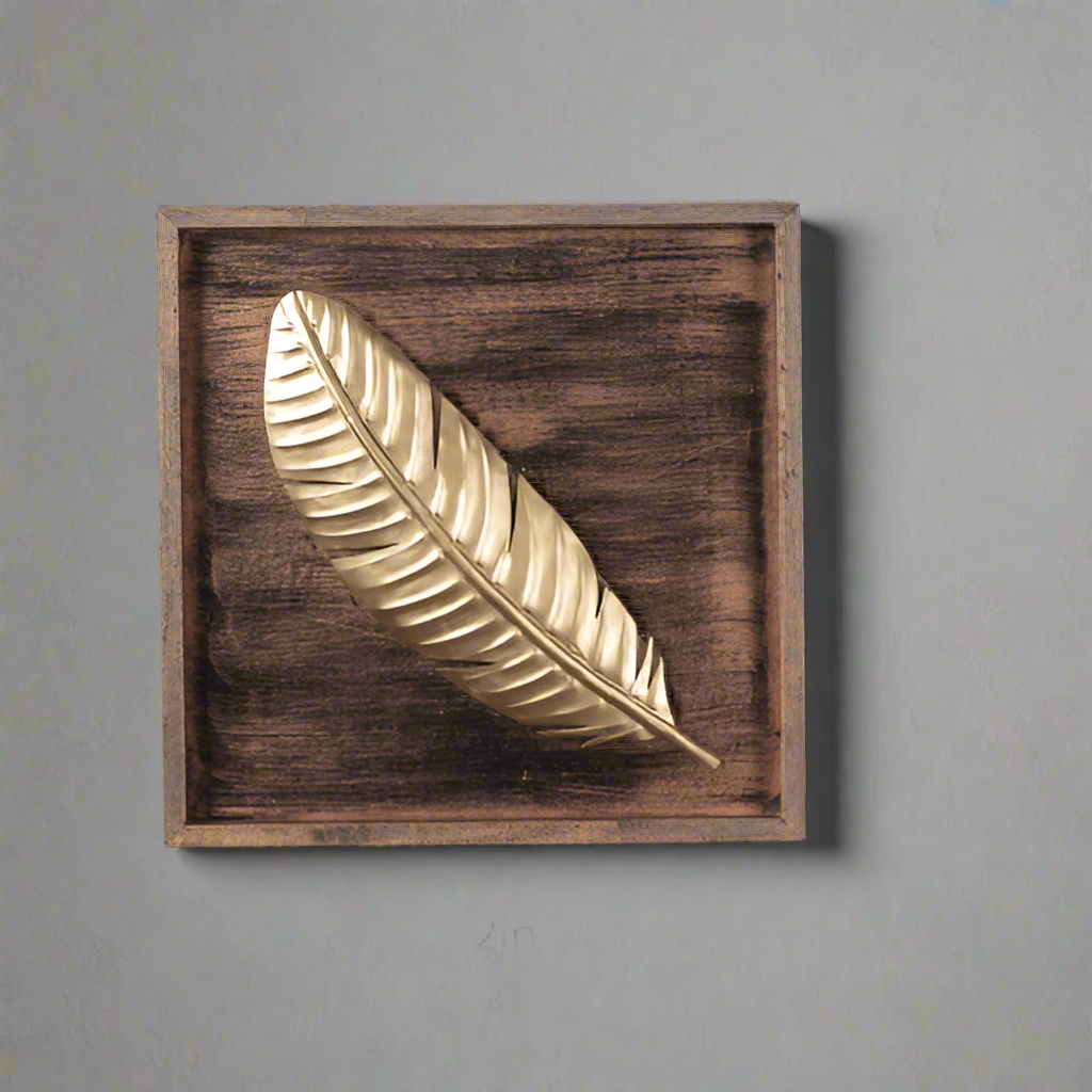 Magnolia leaf wall decor 12*12