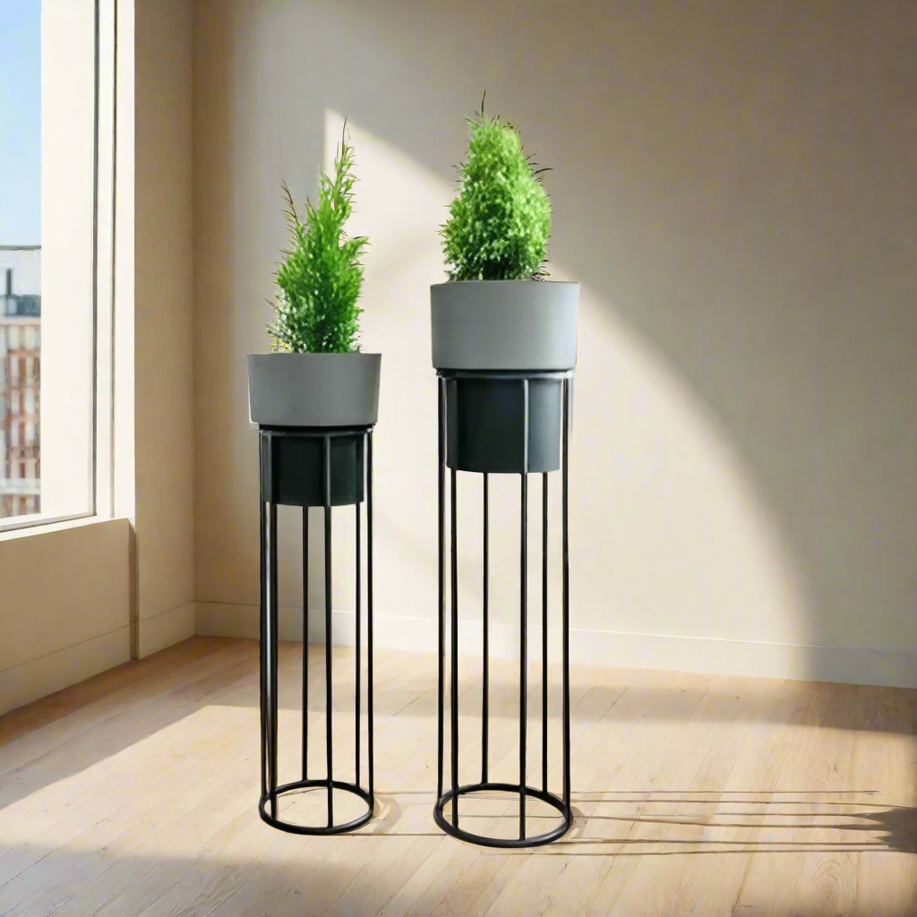 Brooklyn Planter Set with Stand 74*64