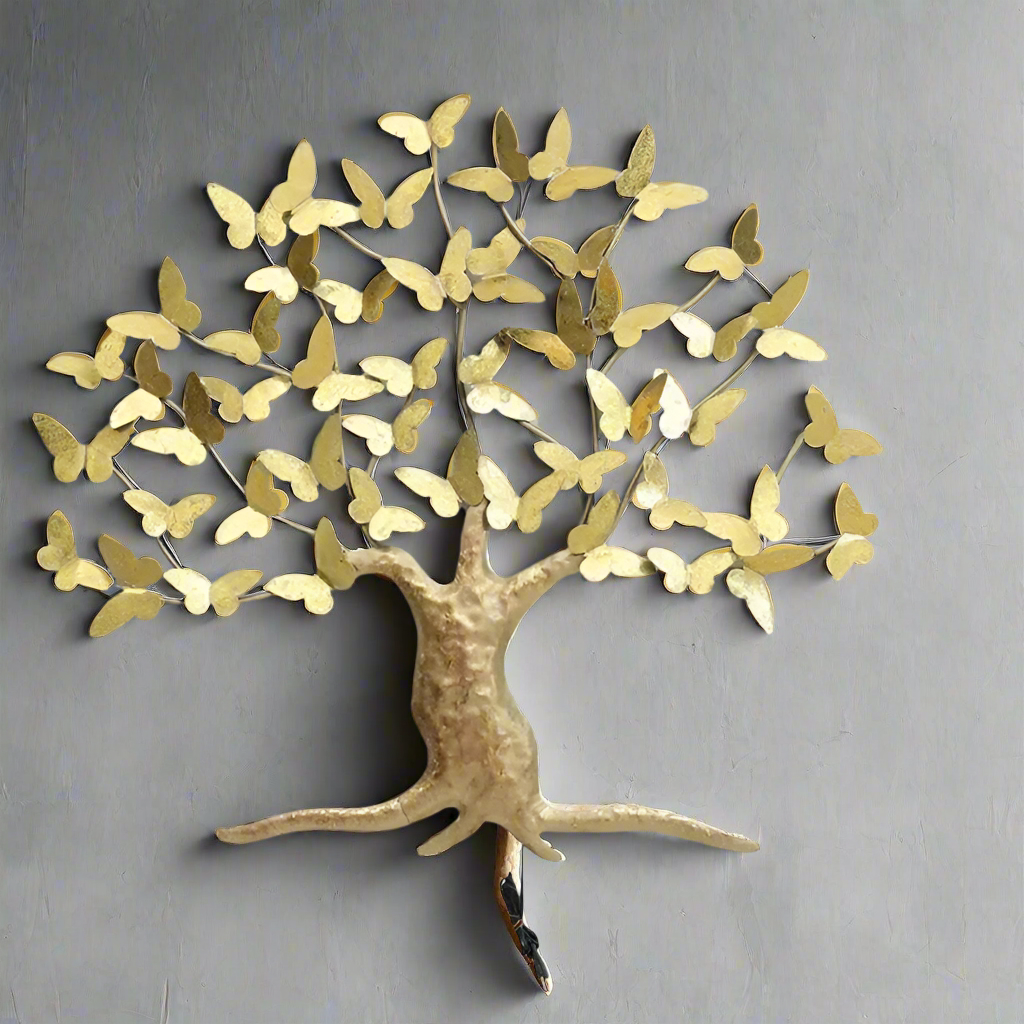 Butterfly tree wall decor 37*33