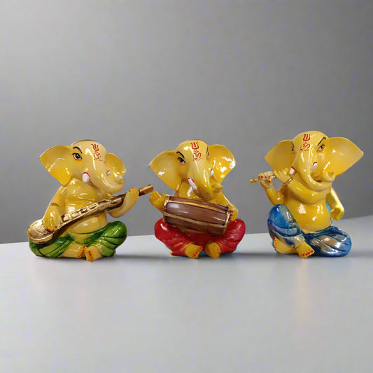 Yellow Ganesh Set Decor 6*5*5