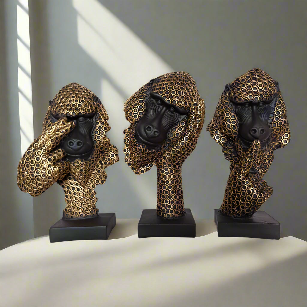 Monkey Set Table Decor 6*3*11