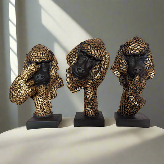 Monkey Set Table Decor 6*3*11