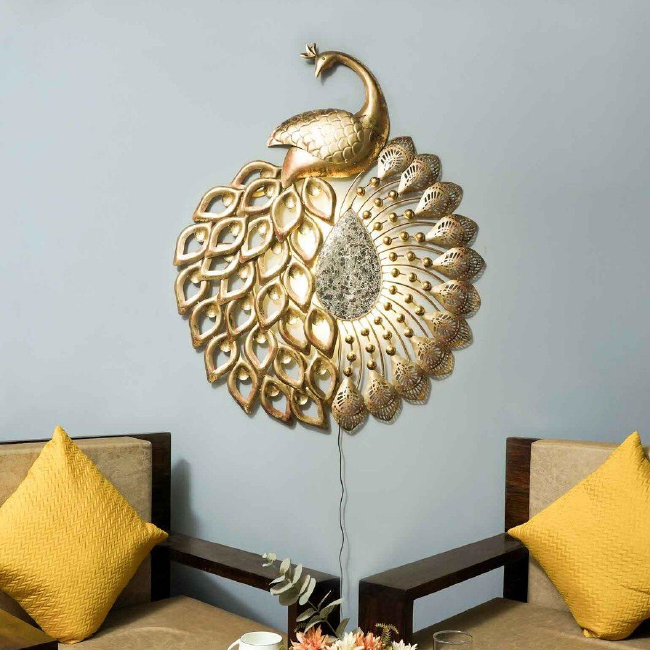 Peacock  led Wall Decor 42*35