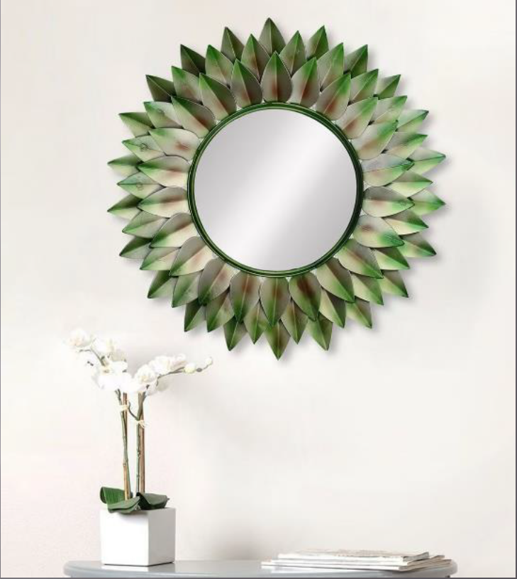 Leaf Wall Mirror Decor 30*30*1