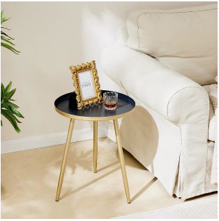 Marble Iron Side Table 20*16
