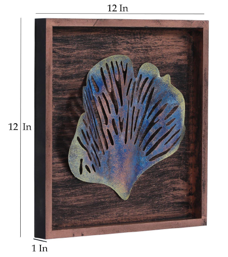 Celina leaf wall decor 12*12