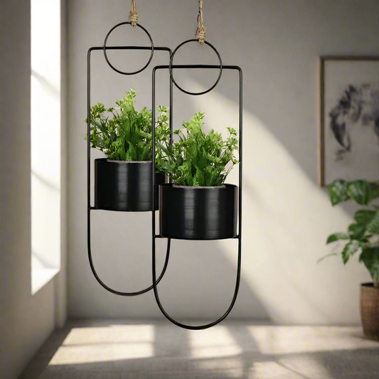 Metal Hanging Planter Set 16*54