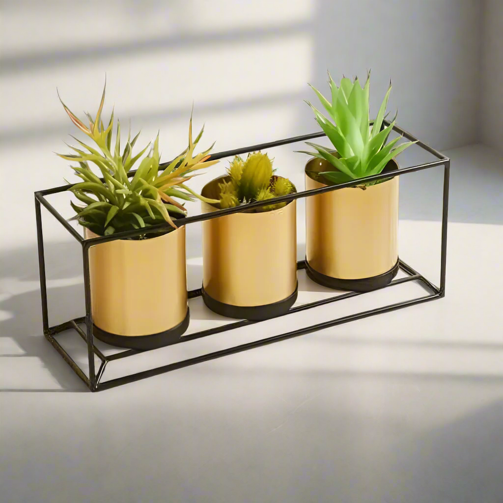 Metal Floor Planters With Stand 41*16