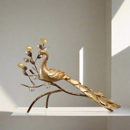 Peacock Sitting Table Decor 37*20*26
