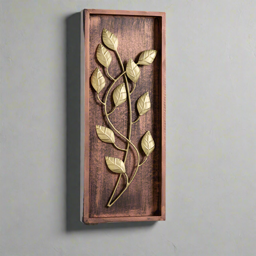 Noah leaf wall decor 20*8