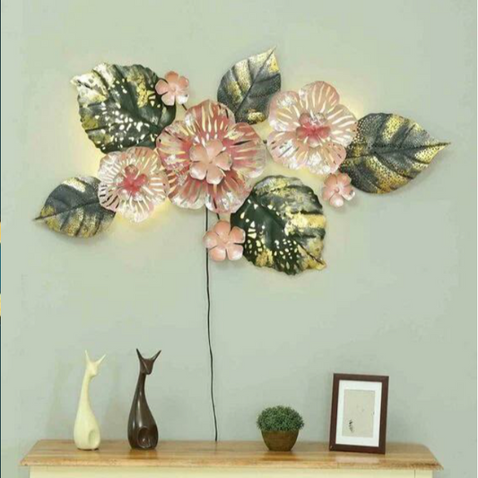 Pink Torando flower wall decor 47*2*24