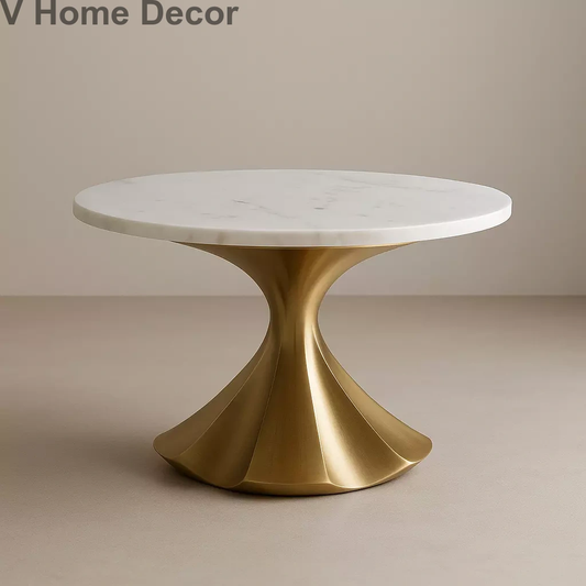 Vaayu Curve Coffee Table – Sculpted Elegance in Metal