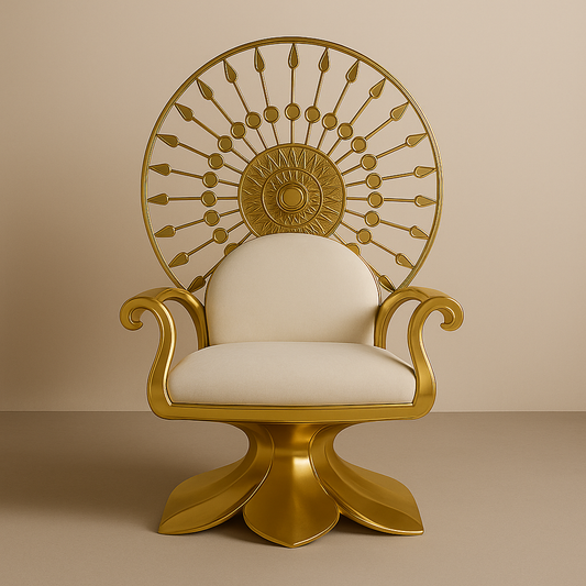 Divya Lok Mandala Throne – Celestial Chakra Throne Inspired by Hindu Divine Realms