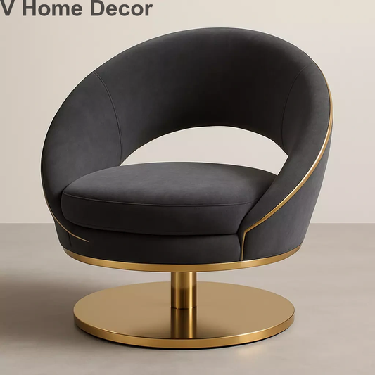 Crescent Luxe Revolving Sofa Chair – Luxury Seating