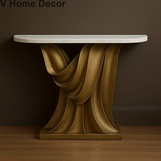 TARANG Veil Console Table – Sculptural Elegance Inspired by Indian Dance & Drapes