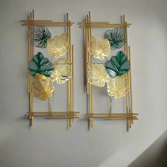 Leaf wall frame decor 34*15