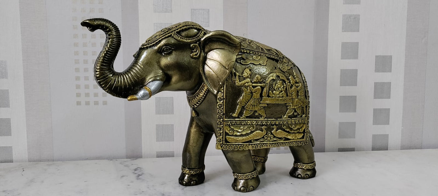 Airawat Polyresin Elephant 15*12 — V Home Decor