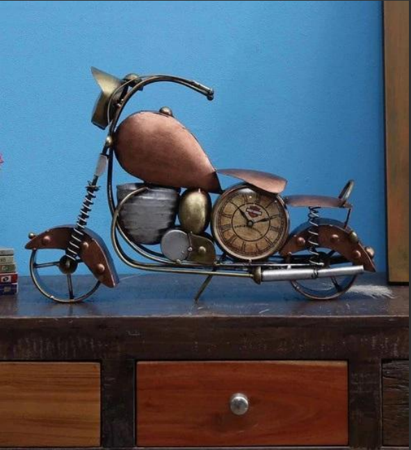 Bike table clock 14*9