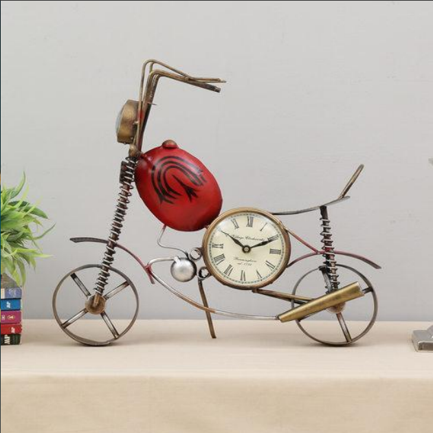 Bike table clock 17*3*11