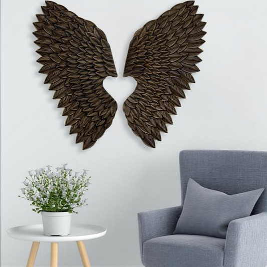 Feather wings Set Wall Decor 18*40*1