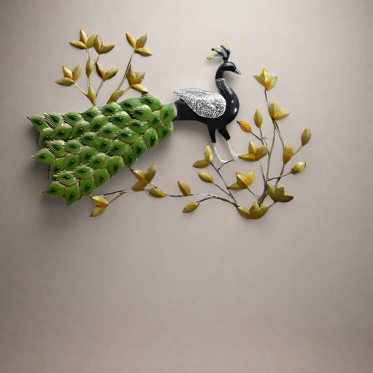 Peacock horizontal wall decor 60*36