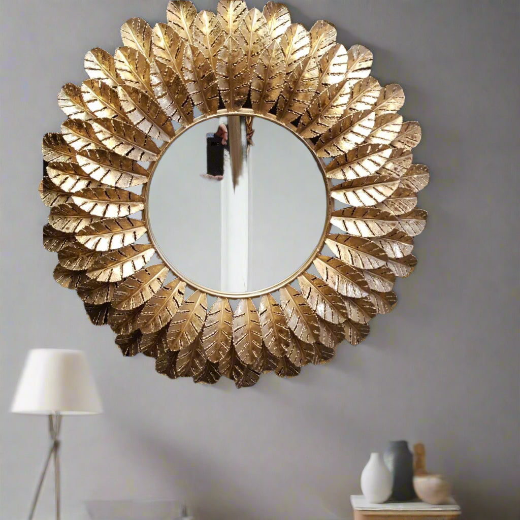 Leaf mirror  30*30