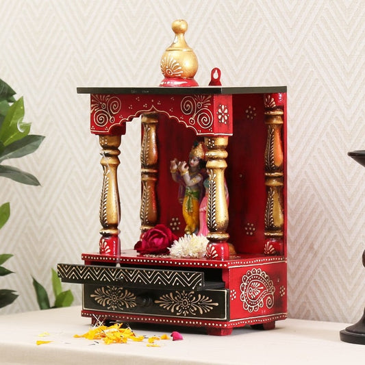 Wooden mandir 9*16