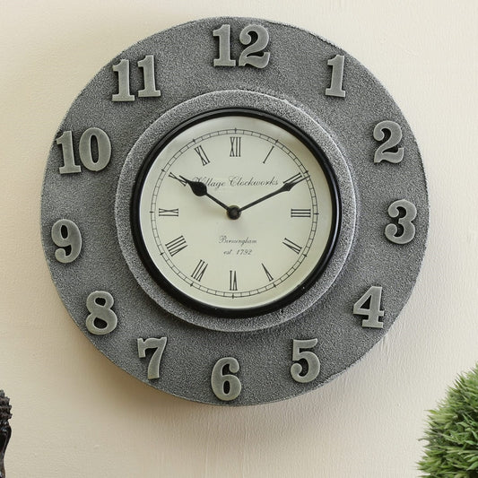 Wooden Roman Numeral Clock 12*12